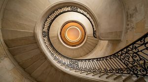 Architecture Stairway Metal Railing